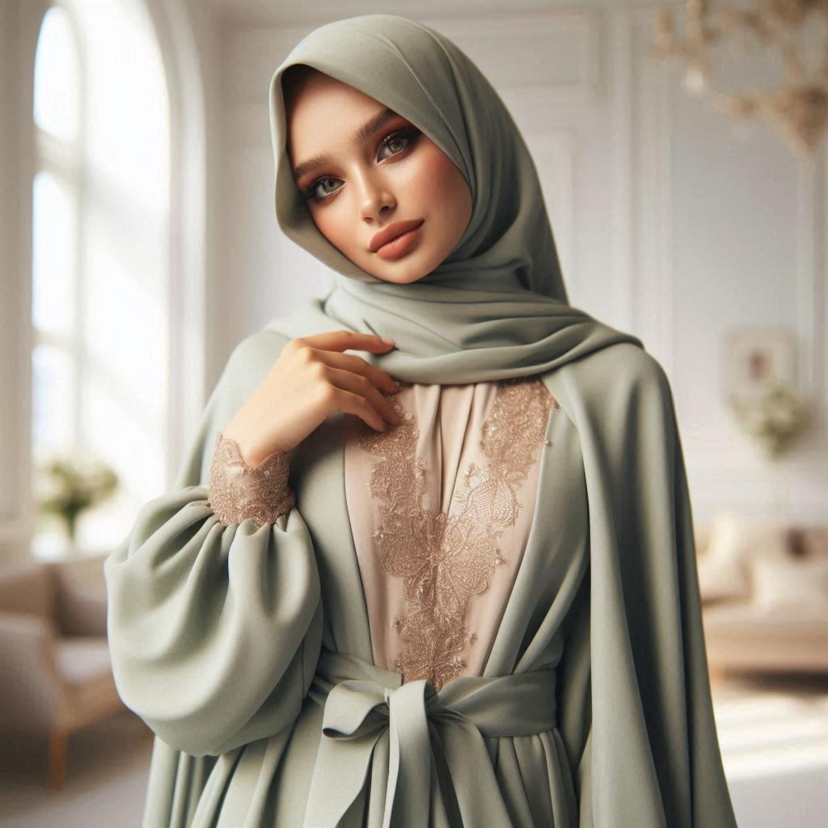 Tren Baju Lebaran 2025 Warna Sage Green