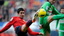 Javad Nekounam, pemain asal Iran yang bersinar di Piala Dunia 2006 ini bergabung dengan Osasuna pada tahun 2006-2012. (AFP/Ander Gillenea)