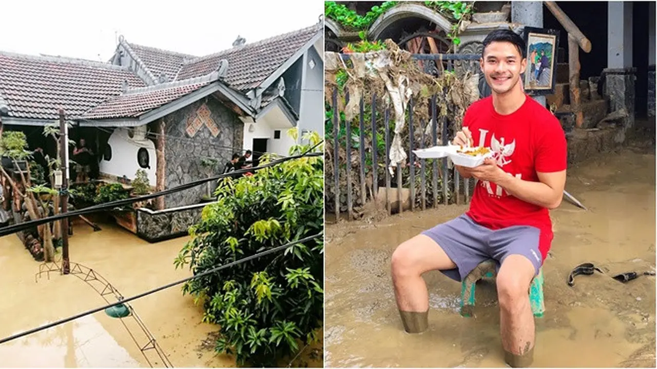 7 Potret Kondisi Rumah Kevin Andrean Usai Dilanda Banjir