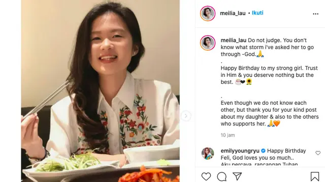 Putus dari Kaesang Pangarep , Felicia Tissue Dibanjiri Doa di Hari Ulang Tahunnya