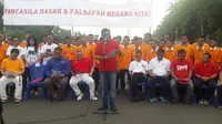 Dalam acara memperingati Hari Lahirnya Pancasila ini, Djarot yang membacakan Pidato Pembukaan Pancasila Bung Karno.