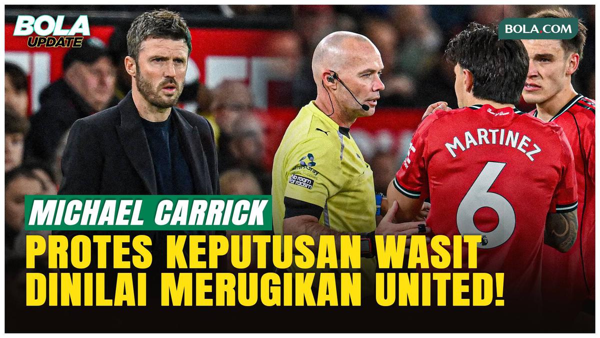 MU Kalah dari Leeds, Carrick Sebut Wasit Ambil Keputusan Mengejutkan!