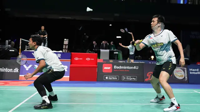 Mohammad Ahsan/Hendra Setiawan - Denmark Open 2023 - Bulu Tangkis