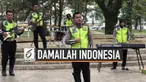 Personel Satuan Lalu Lintas (Satlantas) Polres Tangsel mencoba meredam kondisi masyarakat yang memanas setelah pilpres dengan merilis sebuah lagu berjudul ‘Damailah Indonesiaku’.
