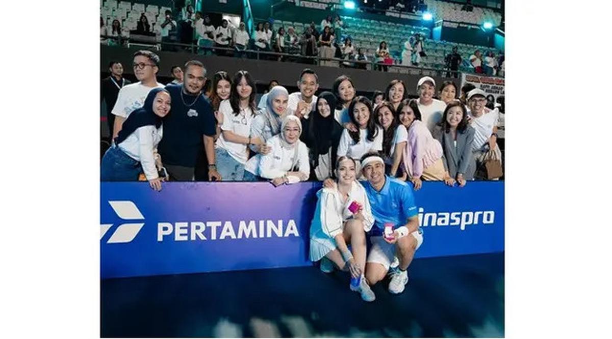 6 Potret Raffi-Nia di Lagi-Lagi Tenis Internasional, Kalahkan Pemeran Logan Lee