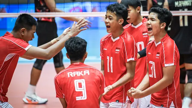 Timnas Voli Indonesia - Kejuaraan Voli Asia U-16 2025 - Bola Voli