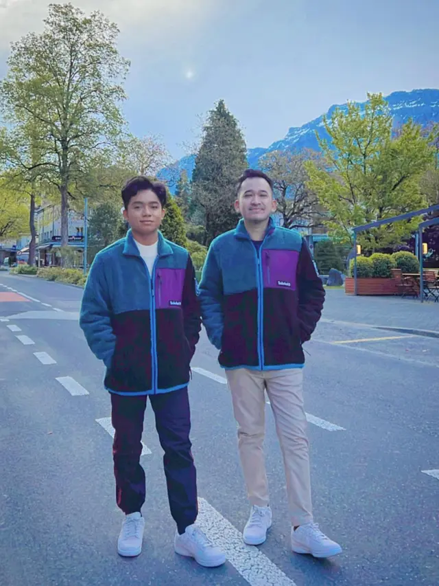 Tampil kompak, Ini 7 Momen Liburan Ruben Onsu dan Betrand Peto di Swiss