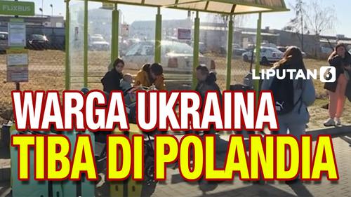 VIDEO: Warga Ukraina Mengungsi di Polandia
