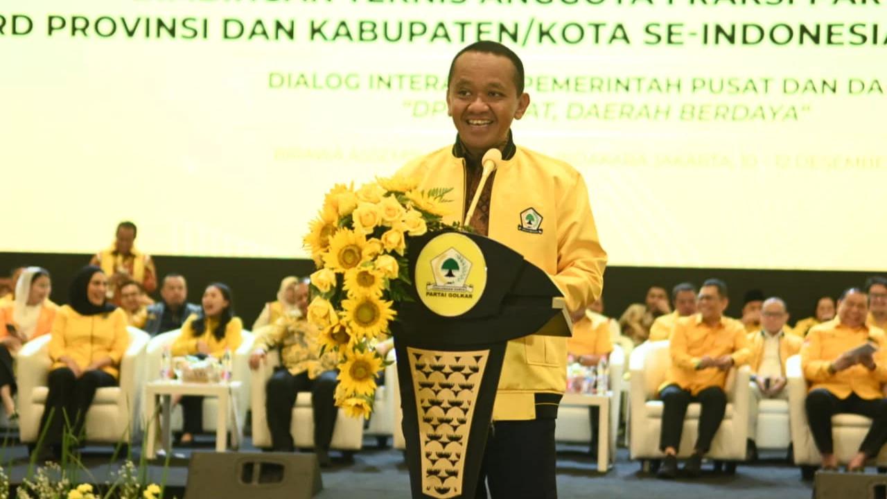 Bahlil Minta Legislator di Daerah Siap Tangani Potensi Bencana: Jangan Sampai Sudah Hujan, Kita Kelabakan