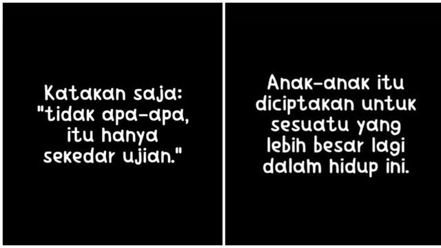 Status Wali Kelas Tentang Nilai Ujian Anak Ini Menyentuh Banget