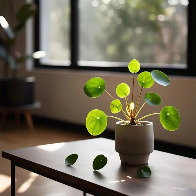 Tanaman Hias Pilea Peperomioides /Via Meta AI