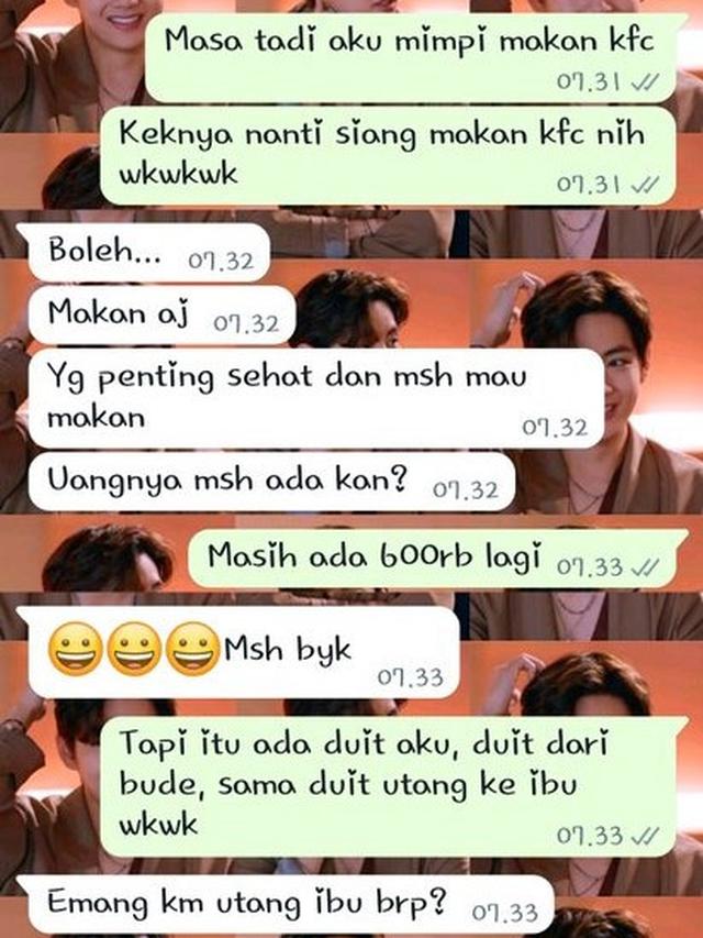 6 Chat Ibu Langsung Peka Kirim Uang ke Anaknya Ini Bikin Senyum-Senyum