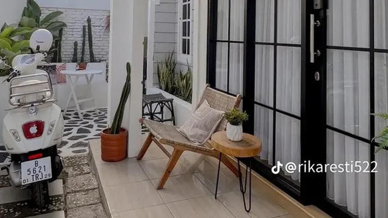 Ide Desain Rumah di Gang Sempit, Tampil Estetik Ala Eropa dengan Dominasi Warna Putih