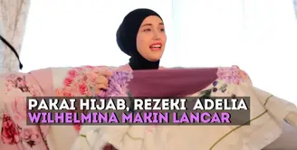 Adelia Wilhelmina ceritakan pengalaman spiritualnya ketika menggunakan hijab.