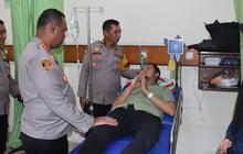 Puluhan Polisi Luka-Luka saat Amankan Demo di Depan Pemprov Lampung, 2 Orang Kepala Bocor Terima 11 Jahitan
