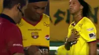 Wasit Ini Minta Kartu Kuningnya Ditandatangani Ronaldinho