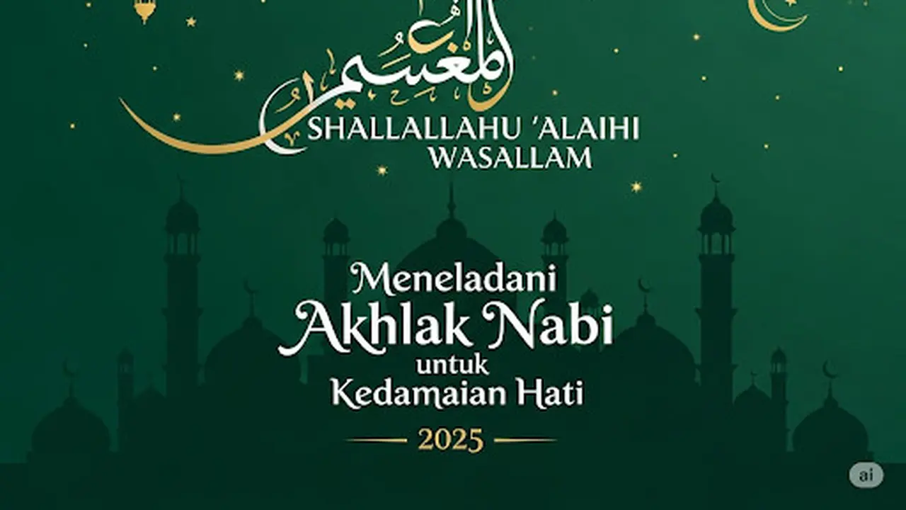 Banner Tema Akhlak Nabi