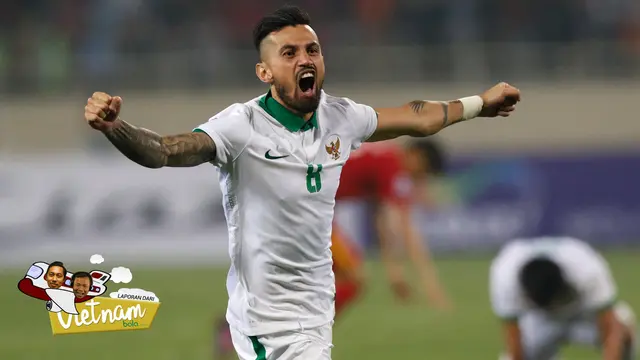 Vietnam vs Indonesia. (Bola.com/Peksi Cahyo)