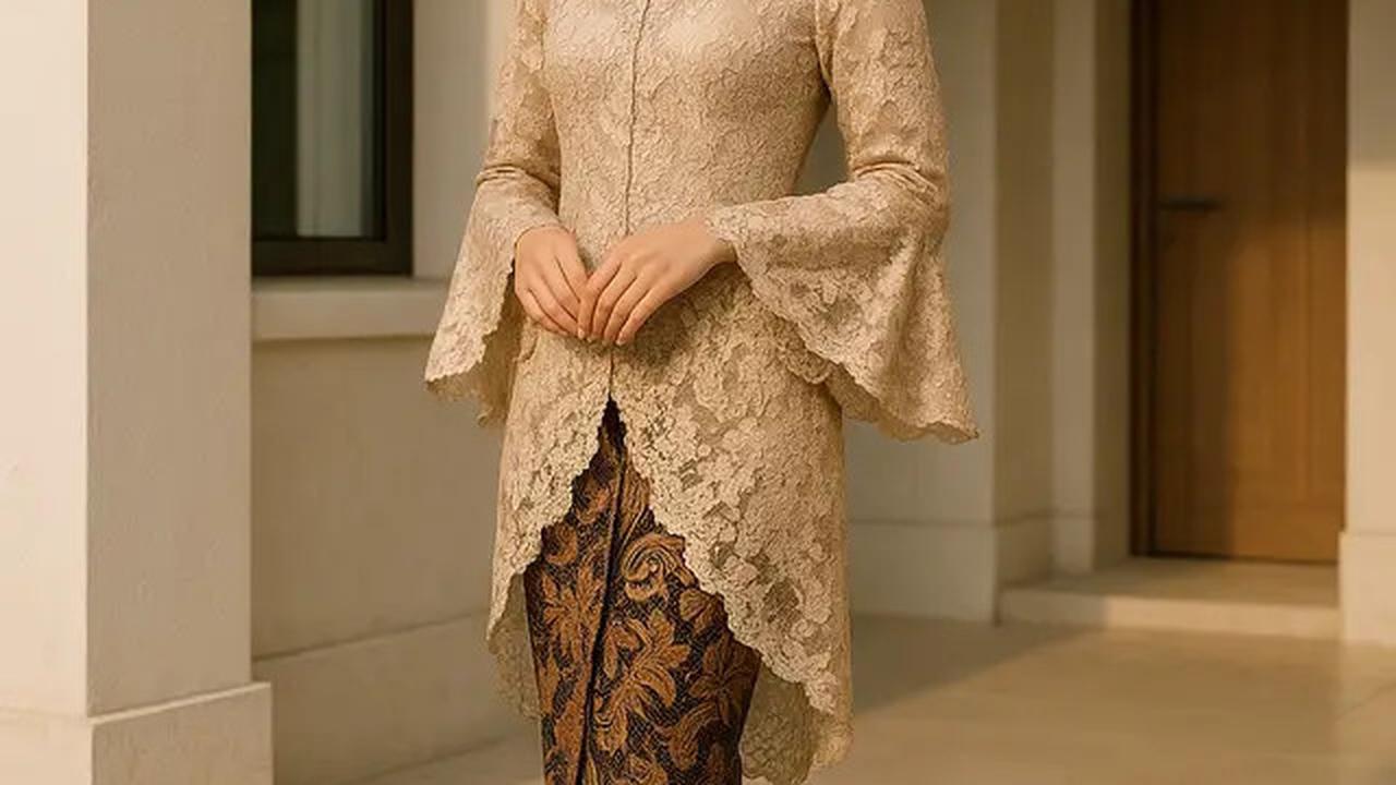 8 Model Brokat Panjang Bawahan Batik Terbaru 2025, Tren Elegan dan Modern