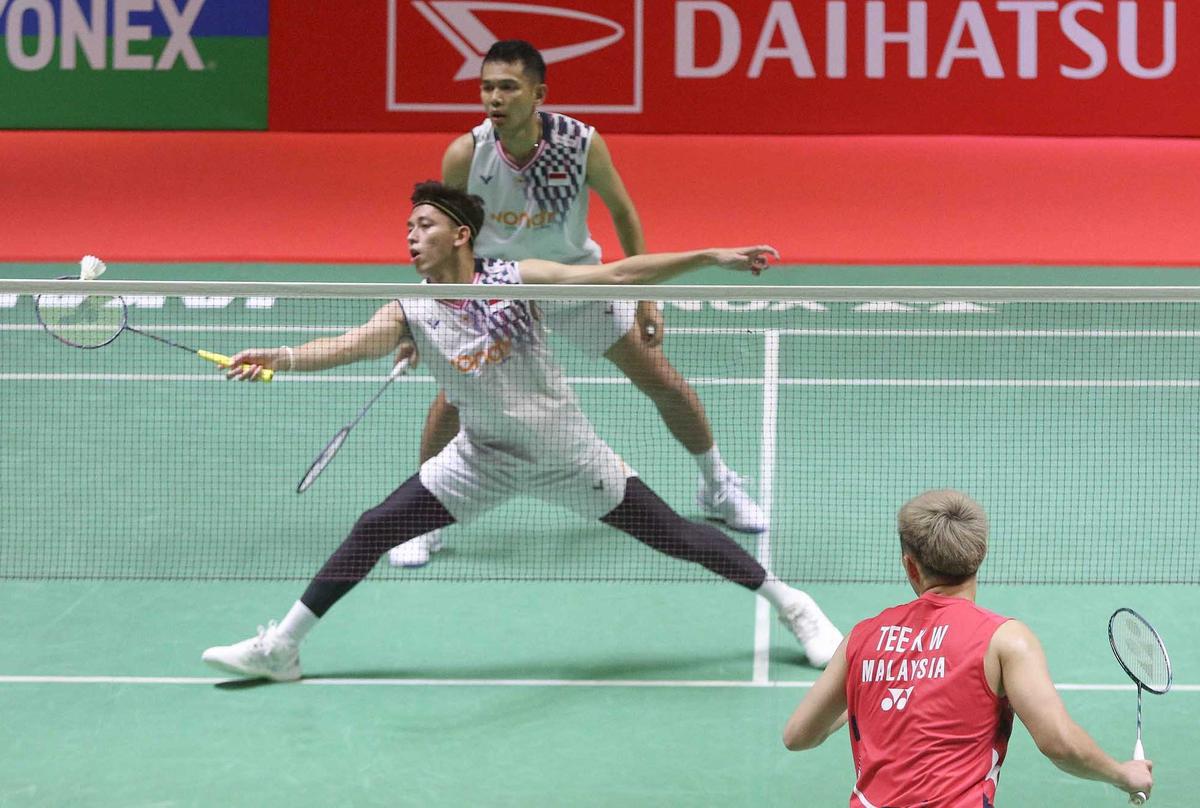 Ganda putra Indonesia, Fajar Alfian/ Muhammad Rian Ardiant kalah
