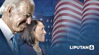 Banner Infografis Pelantikan Presiden AS Joe Biden & Wapres Kamala Harris. (Liputan6.com/Abdillah)