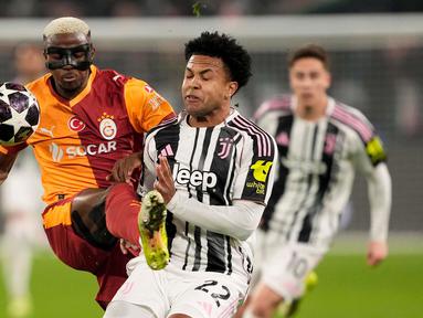 Pertandingan leg 2 play off Liga Champions 2025/2026 antara Juventus melawan Galatasaray pada Selasa (25/02/2026) waktu setempat, sarat akan drama. (AP Photo/LaPresse/Fabio Ferrari)