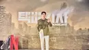 Kim Woo Bin dalam konferensi pers drakor Black Knight. (Netflix)