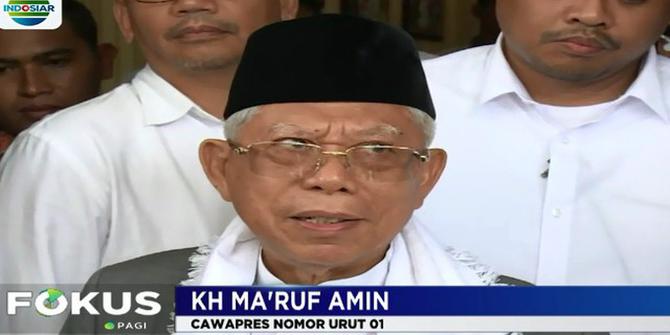 Ma'ruf Amin Hadiri Tabligh Akbar di Mandailing Natal