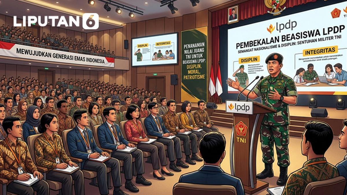 Infografis Sentuhan Militer dalam Pembekalan Beasiswa LPDP  #News