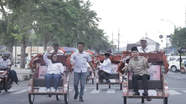 Presiden Prabowo Serahkan 100 Unit Becak Listrik di Jember, Prioritaskan Pengayuh Lansia