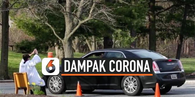 VIDEO: Akibat Corona, Muncul Pengakuan Dosa Secara Drive Thru di Amerika