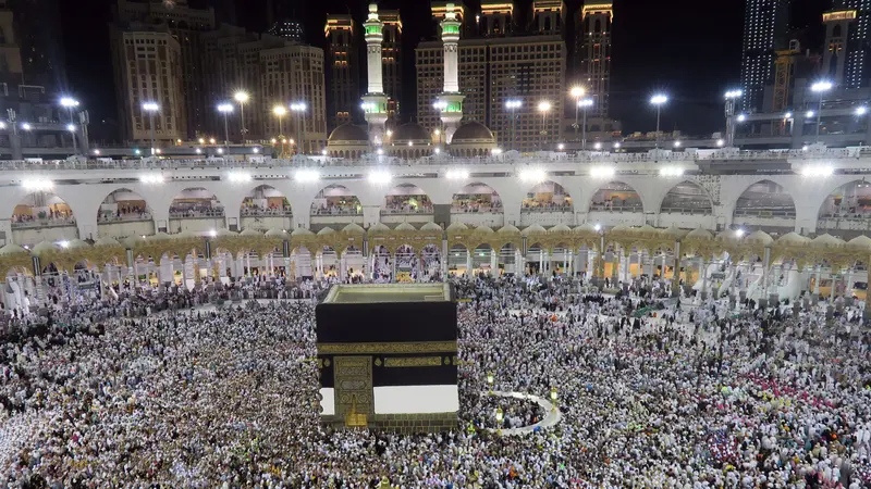 20160904-Masjidil Haram Penuh Sesak oleh Jemaah Haji-Mekkah