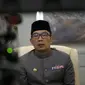 Gubernur Jabar Ridwan Kamil saat memberikan sambutan zikir dan Doa Bersama untuk Kesehatan dan Keselamatan Masyarakat Jabar secara virtual dari Gedung Pakuan, Kota Bandung, Kamis (8/7/2021)
