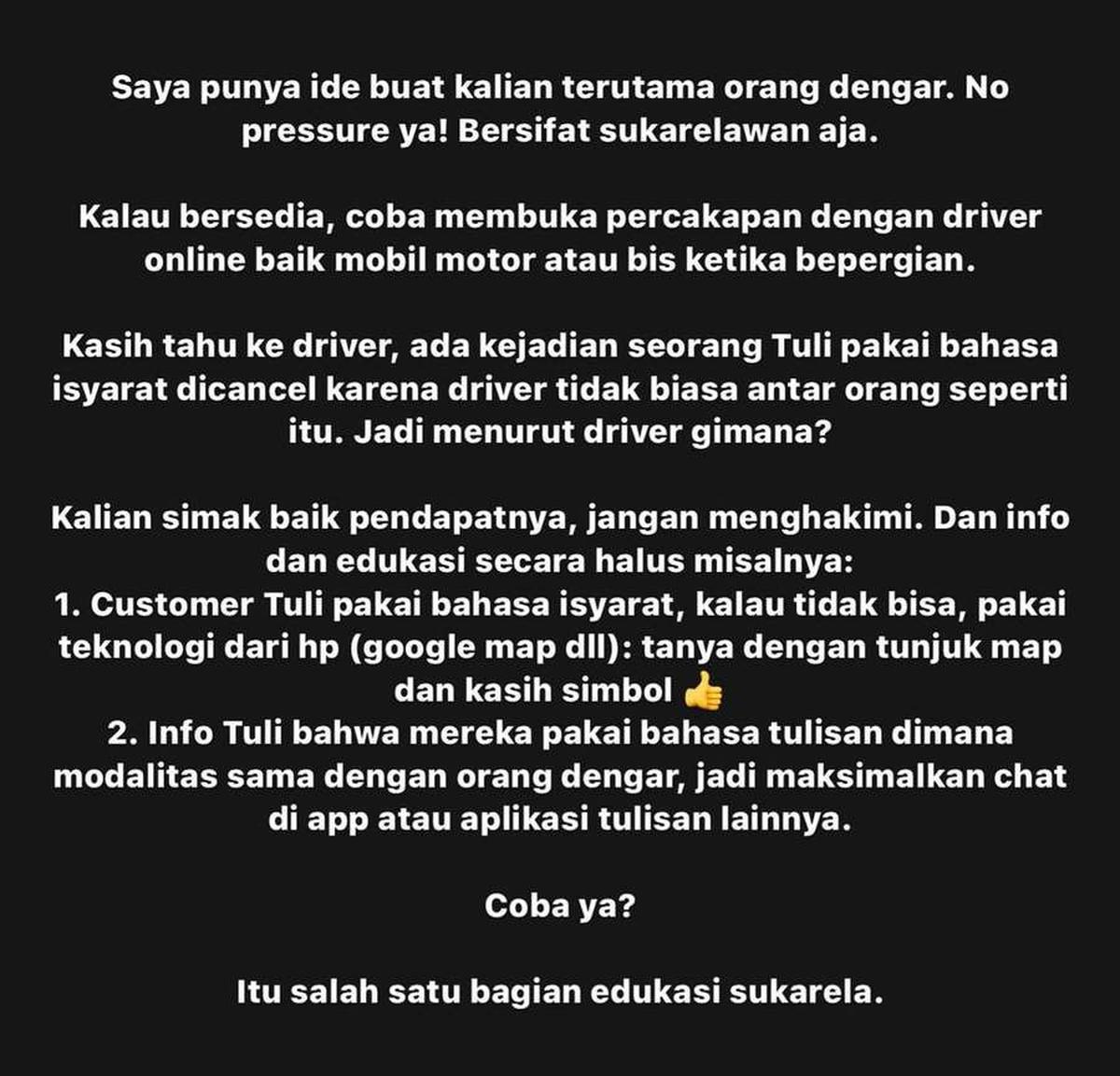 Pulang ke Jakarta, Surya Sahetapy Ditolak Ojek Online Gara-Gara Tuli dan Disebut Cacat