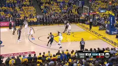 Berita video game recap NBA 2017-2018 antara Golden State Warriors melawan San Antonio Spurs dengan skor 99-91.
