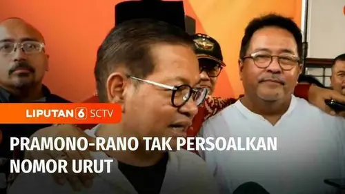 VIDEO: Pramono Calon Gubernur Jakarta Mengaku Tidak Mempermasalahkan Nomor Urut