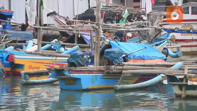 Perahu nelayan Pelabuhanratu, Sukabumi (Liputan6.com/Fira Syahrin).