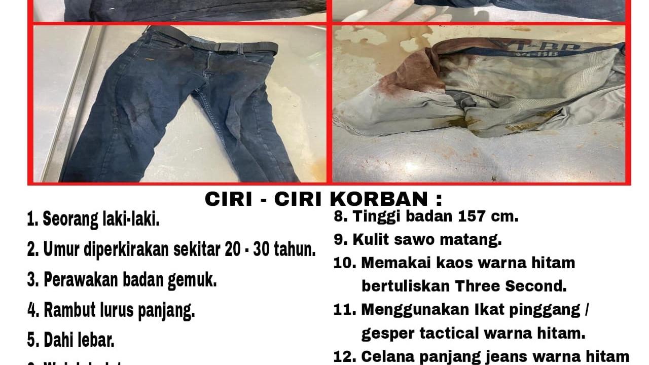 Ciri-ciri Mayat terbungkus karung di Tangerang
