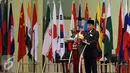 Ketua DPR Ade Komarudin memberikan sambutan saat menghadiri ICAPP 2016 di Komplek Parlemen Senayan, Jakarta, Jumat (22/4). Konferensi tersebut diikuti oleh 48 partai politik dari 32 negara. (Liputan6.com/Johan Tallo)