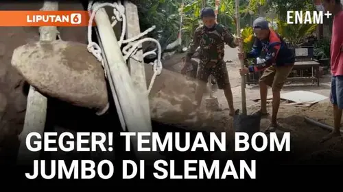  Geger Penemuan Bom Seberat 400 Kilogram di Sleman