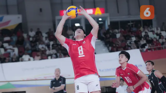 Foto: Timnas Voli Putra Indonesia Susah Payah Jinakkan Filipina pada Leg Kedua SEA V League 2025