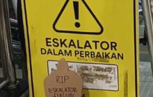 Usai Viral, Eskalator Mati di Stasiun Akhirnya Diperbaiki