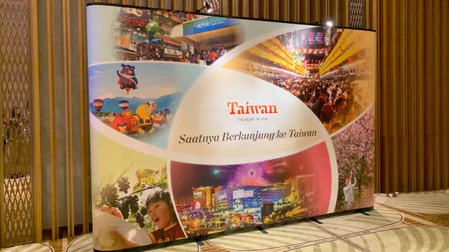 Acara Delegasi Pariwisata Taiwan bersama Astindo Travel di The Westin Jakarta Hotel pada Senin, 27 Februari 2023. (Liputan6.com/Alycia Catelyn)