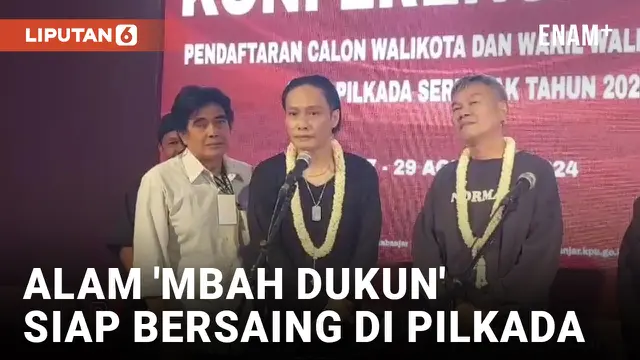 Alam 'Mbah Dukun' Maju Pilwalkot Banjar Lewat Jalur Independen