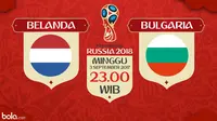 Kualifikasi Piala Dunia 2018 Belanda Vs Bulgaria (Bola.com/Adreanus Titus)