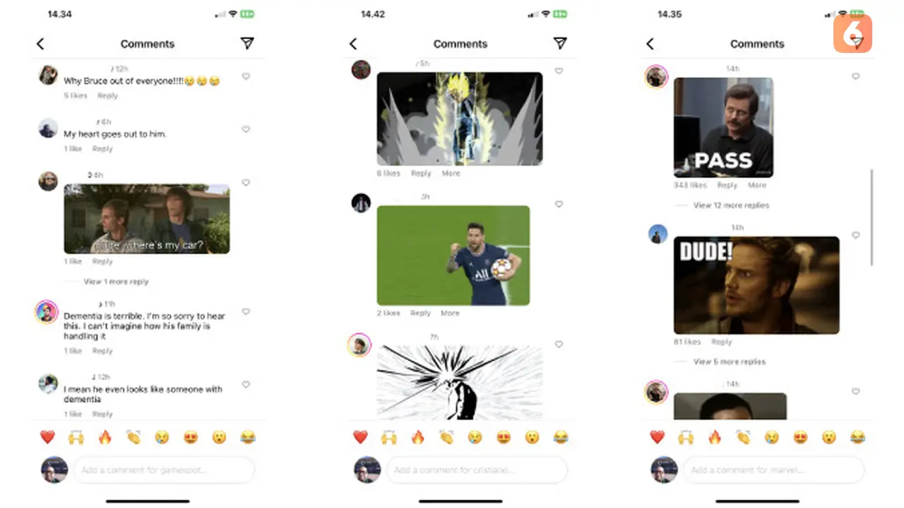Komen IG Pakai Animasi GIF
