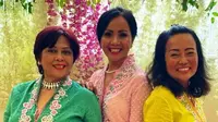 Tiga orang wanita tangguh dari komunitas warga Indonesia di Inggris, yang mengkoordinir penggalangan dana untuk Dementia UK & Admiral Nurses di Inggris Raya (Dok. Komunitas Indonesia / Liputan6.com)