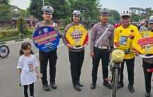 Manfaatkan CFD, Satlantas Pekanbaru Ajak Masyarakat Wujudkan Pilkada Damai