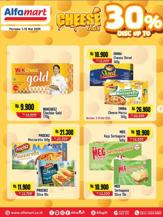 Promo Alfamart Hari Ini 13 Mei 2025 (Foto: Instagram @alfamart)
