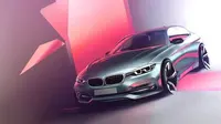 Deretan model baru BMW ditampilkan pada booth  seluas 1.500 meter persegi.